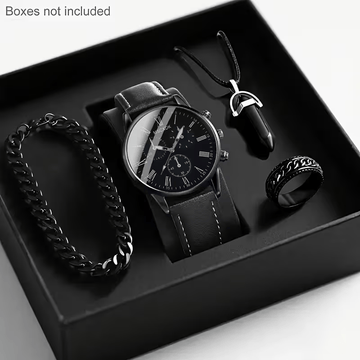 ⌚ Unisex Quartz Watch – Minimalist Black Dial with Roman Numerals | Elegant Watch for Men & Women ✨